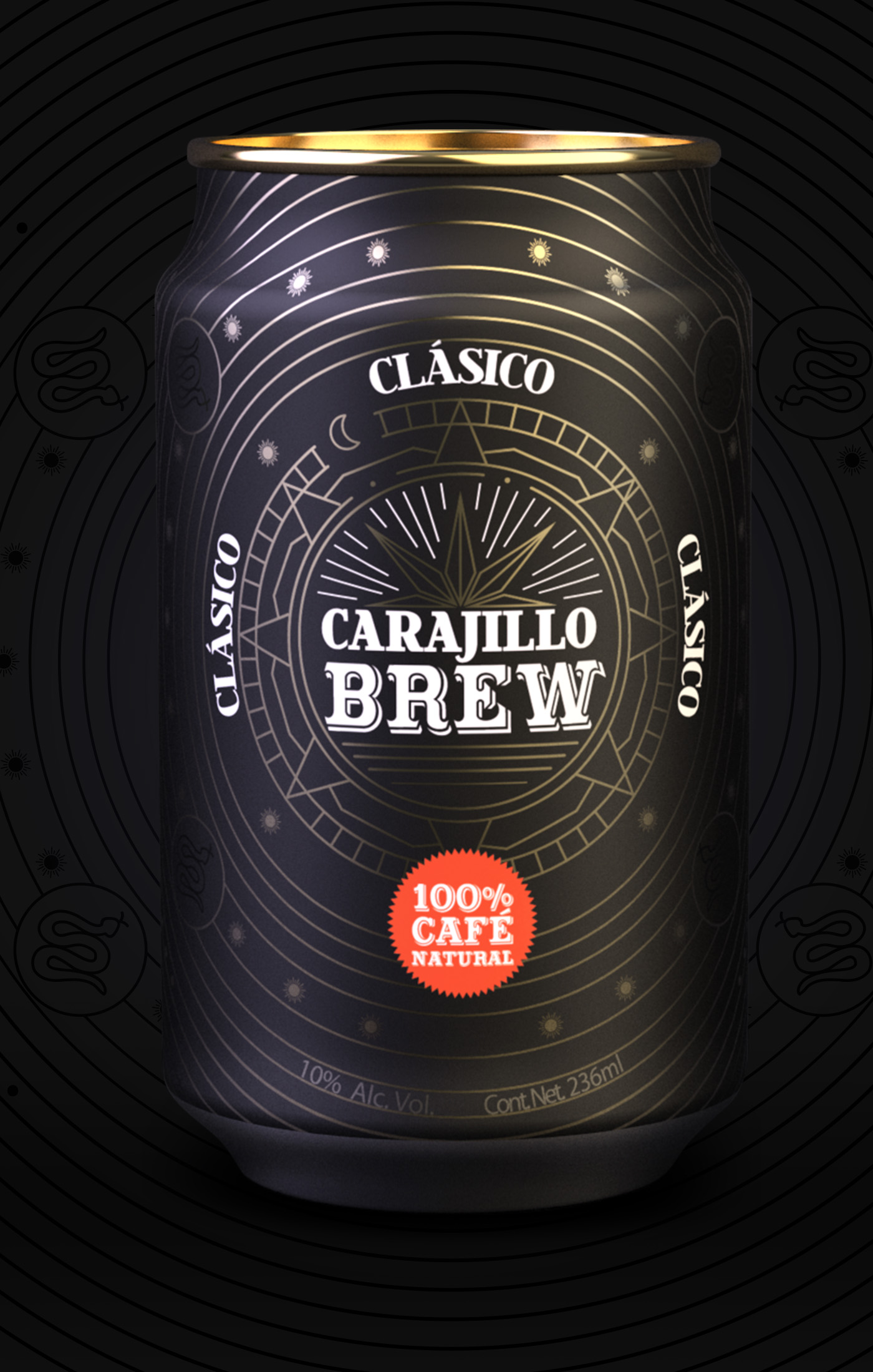 Carajillo Brew. Diseño de bebida, diseño de producto, branding y diseño de marcas